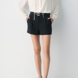 Aritzia ‘Effortless’ Black High Waist Women's Mini Shorts